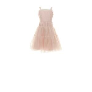 RARE TIONS BIG GIRLS SLEEVELESS PLEATED M BLUSH 8